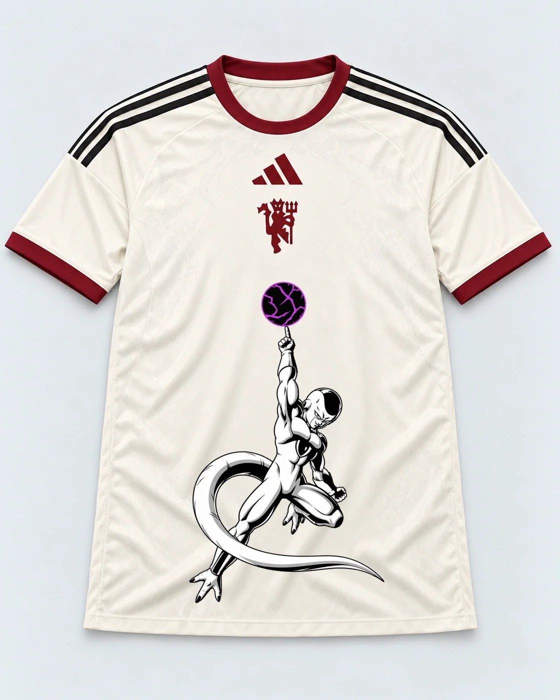 Manchester United Frieza Death Ball Dragon Ball Jersey — Front