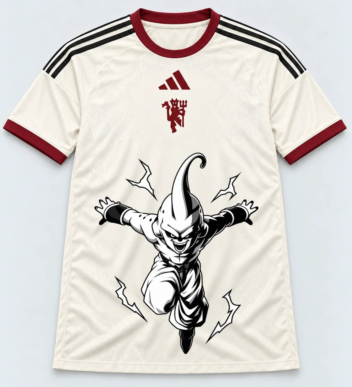 Manchester United Kid Buu Dragon Ball Jersey — Front