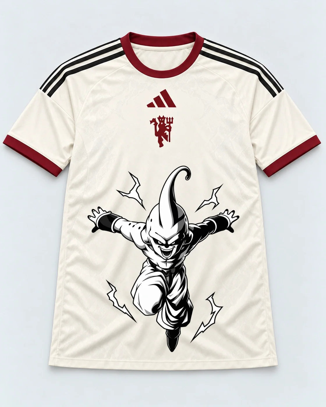 Manchester United Kid Buu Dragon Ball Jersey — Front