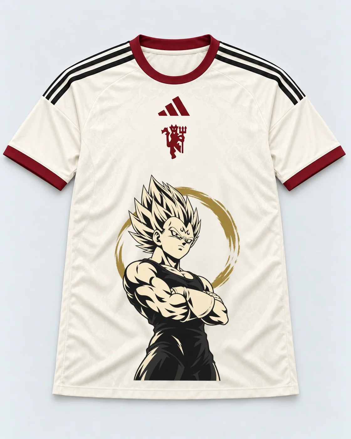 Manchester United Majin Vegeta Dragon Ball Jersey — Front