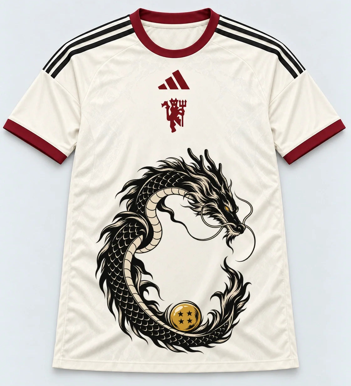 Manchester United Shenron Emblem Dragon Ball Jersey — Front