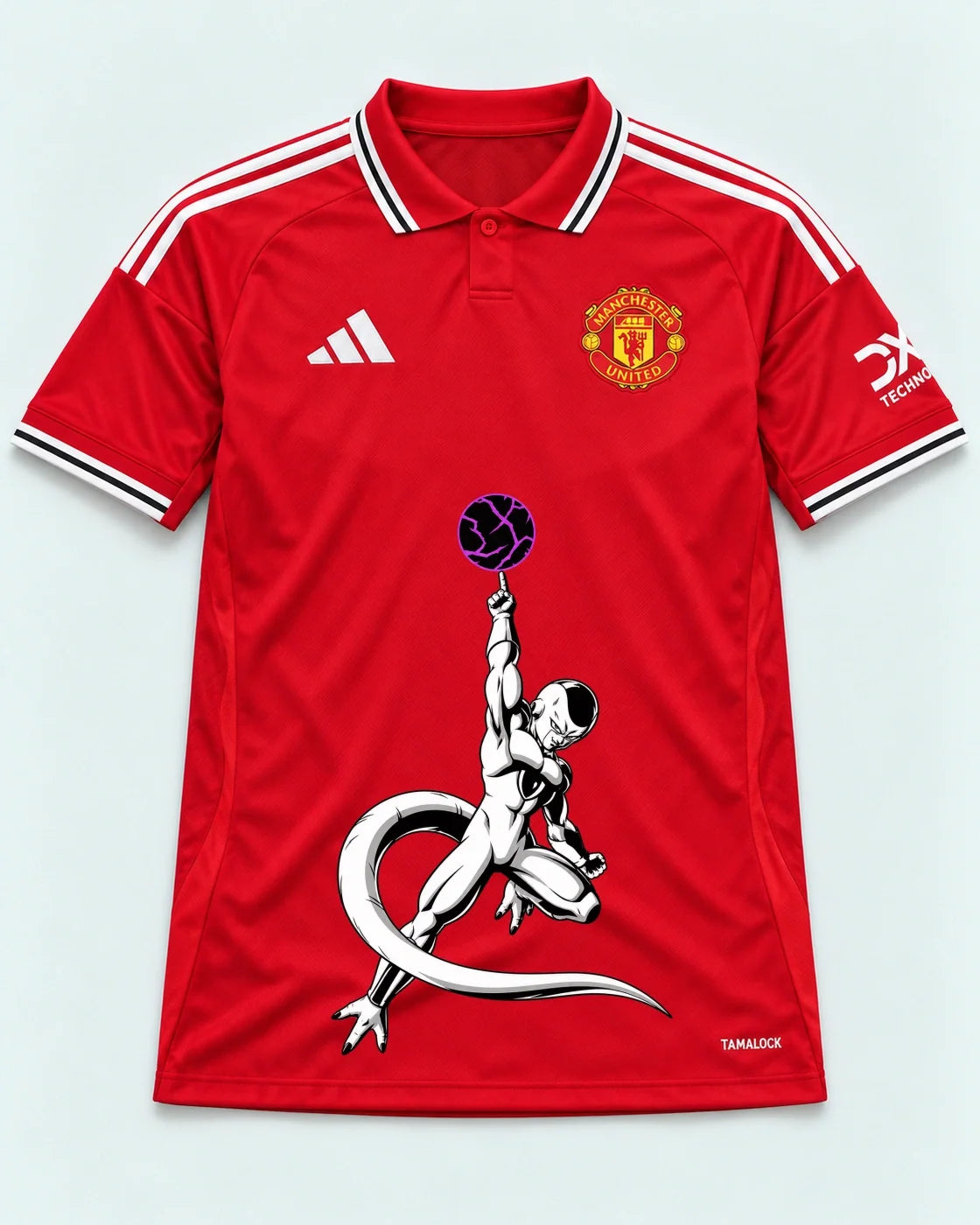 Manchester United Frieza Death Ball Dragon Ball Jersey — Front