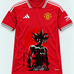 Manchester United Goku Rising Sun Dragon Ball Jersey — Front