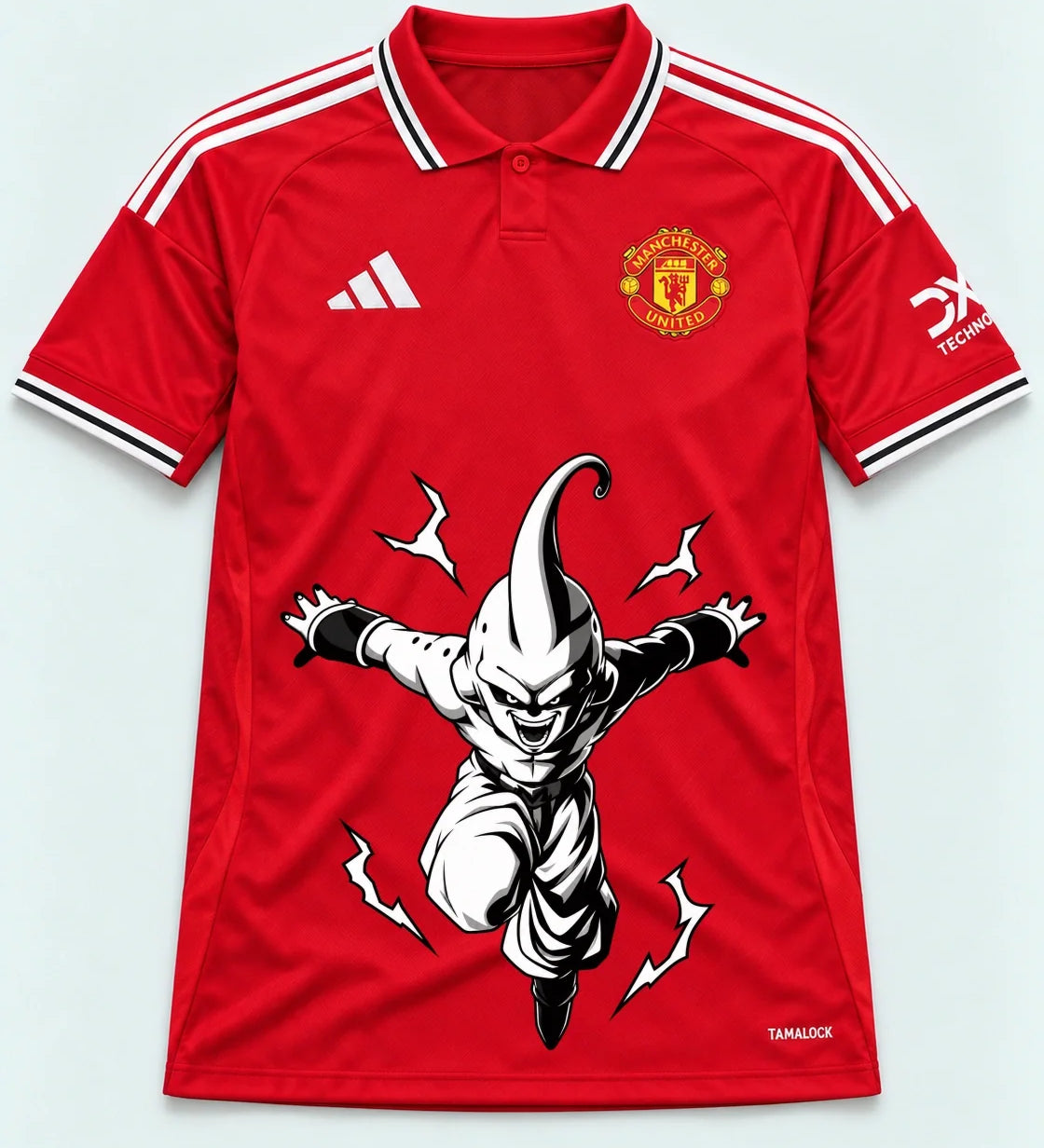 Manchester United Kid Buu Dragon Ball Jersey — Front