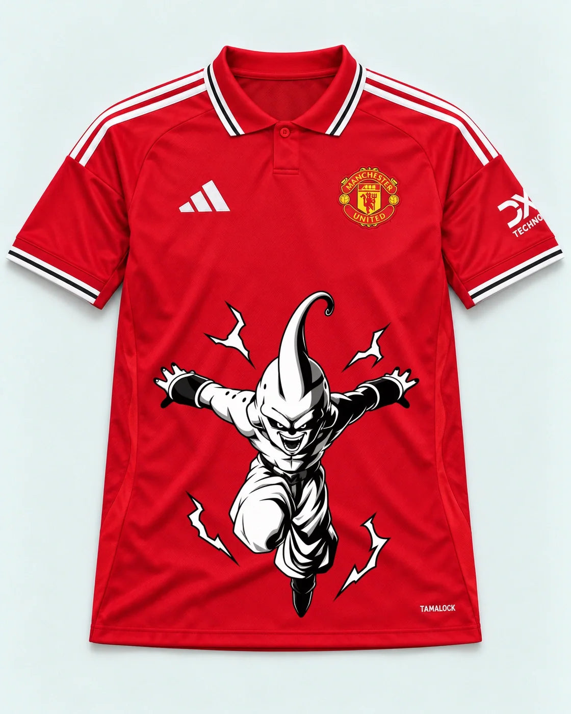 Manchester United Kid Buu Dragon Ball Jersey — Front