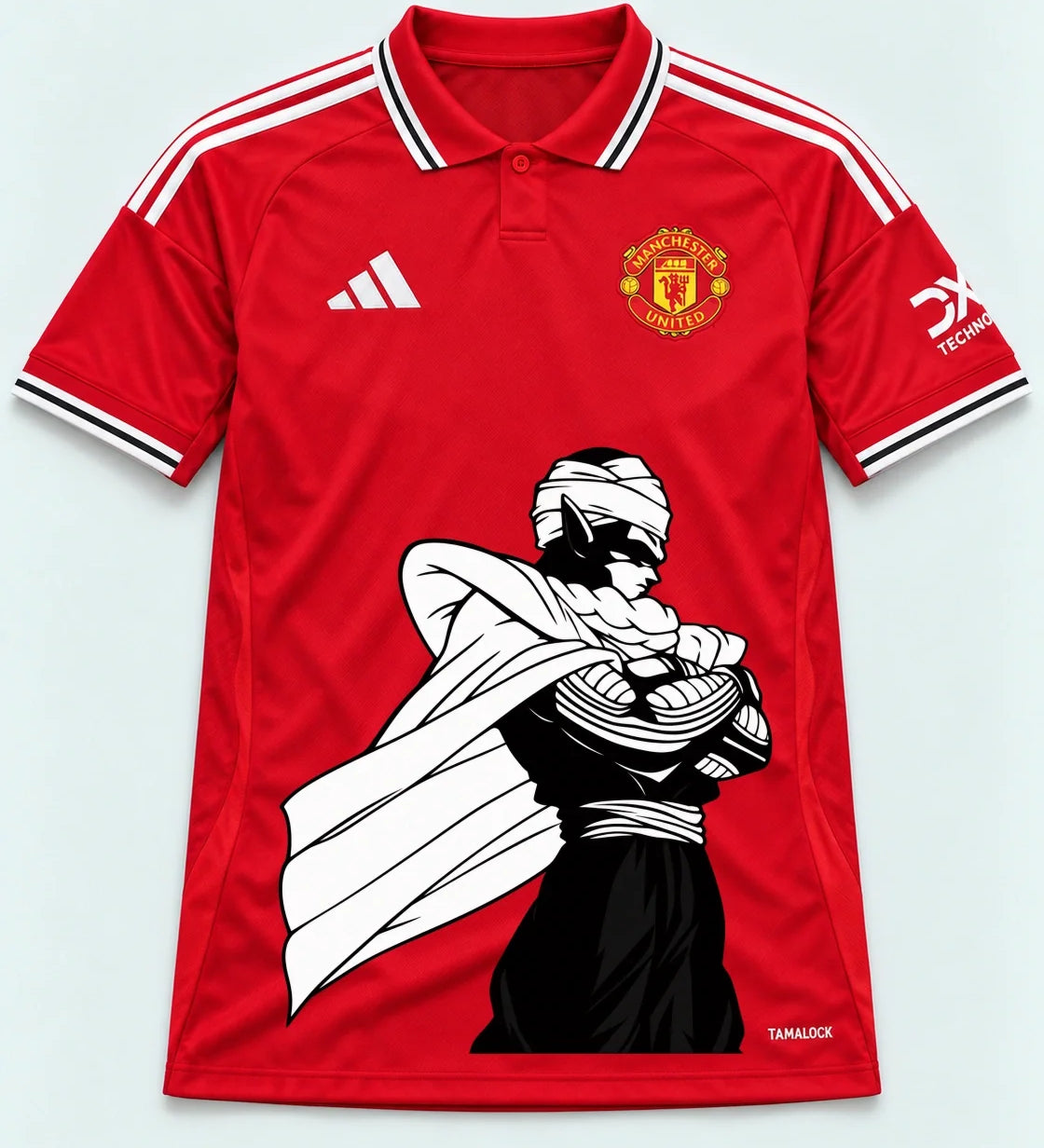 Manchester United Piccolo Cloak Dragon Ball Jersey — Front