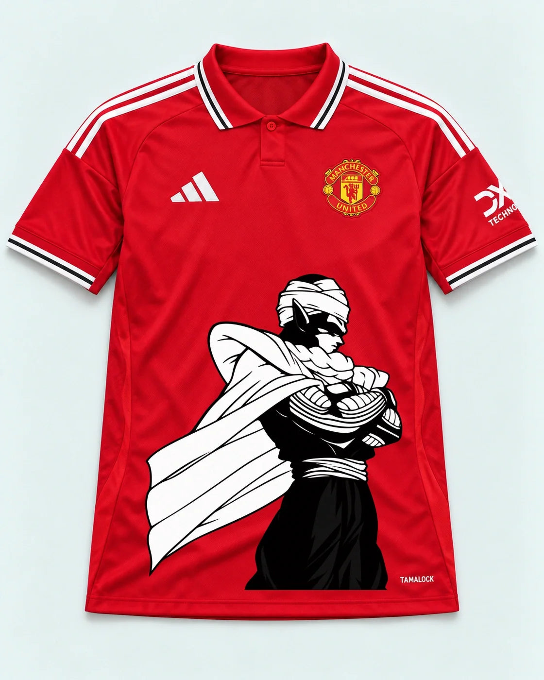 Manchester United Piccolo Cloak Dragon Ball Jersey — Front