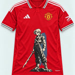 Manchester United Trunks Sword Dragon Ball Jersey — Front