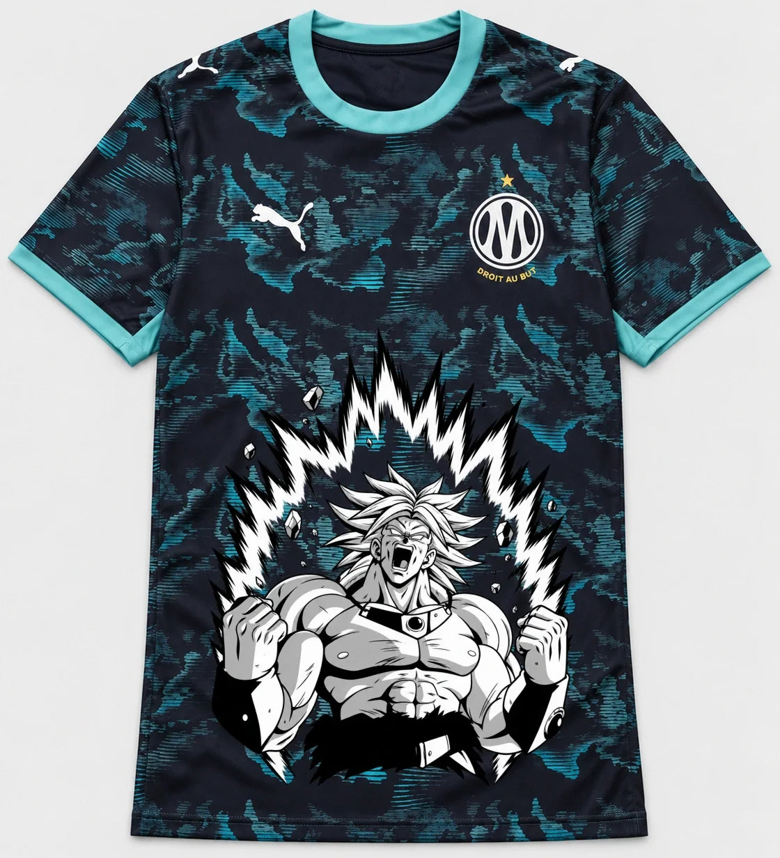 Olympique Marseille Broly Dragon Ball Jersey — Front