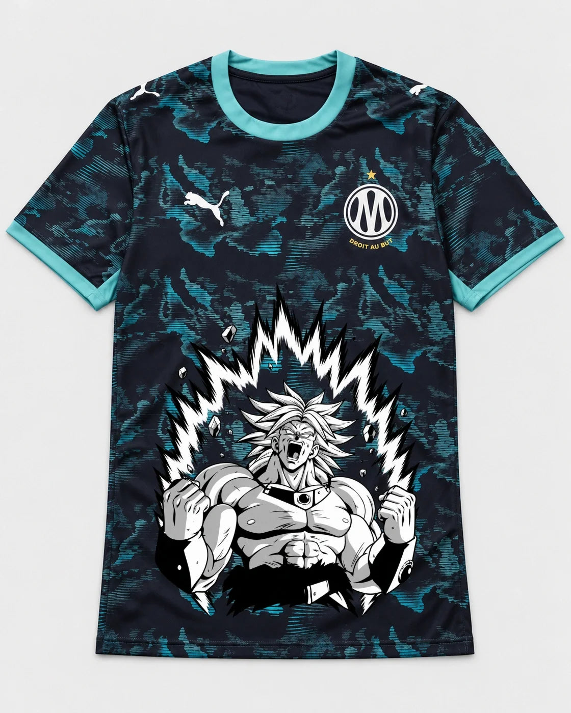 Olympique Marseille Broly Dragon Ball Jersey — Front