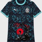 Olympique Marseille Goku Sakura Dragon Ball Jersey — Front