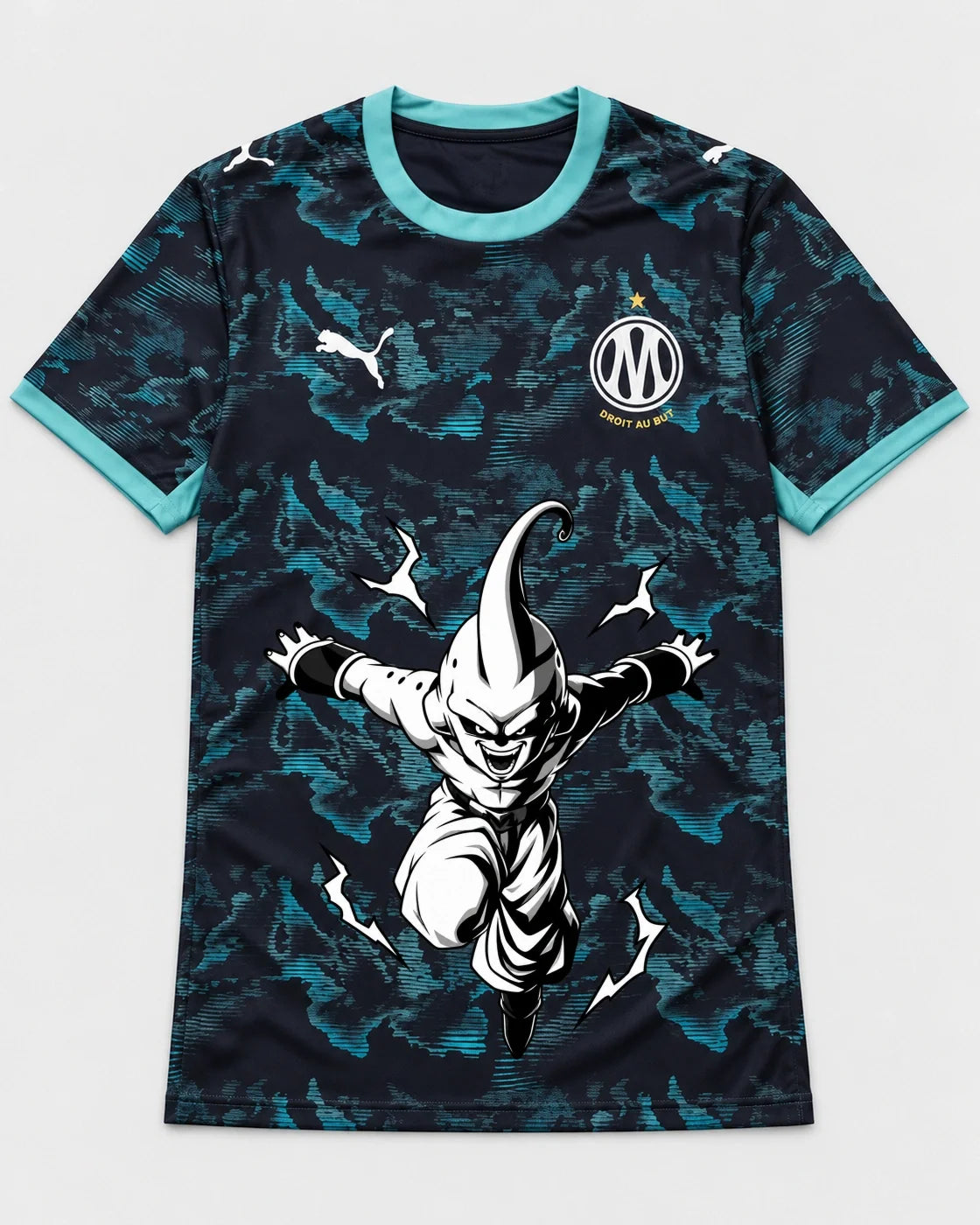 Olympique Marseille Kid Buu Dragon Ball Jersey — Front