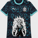 Olympique Marseille Super Saiyan Aura Dragon Ball Jersey — Front