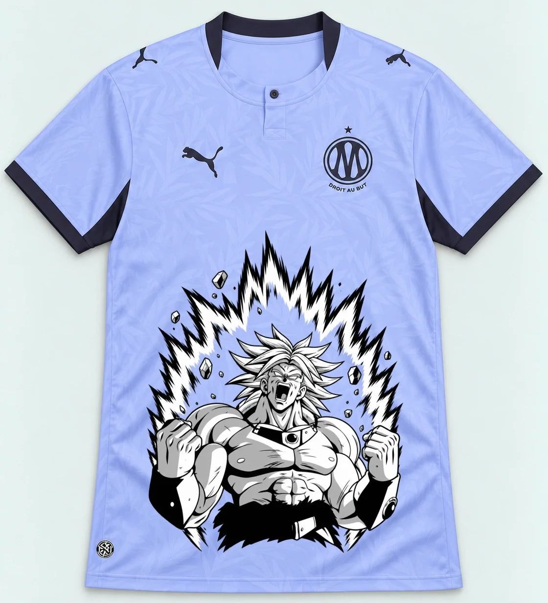Olympique Marseille Broly Dragon Ball Jersey — Front
