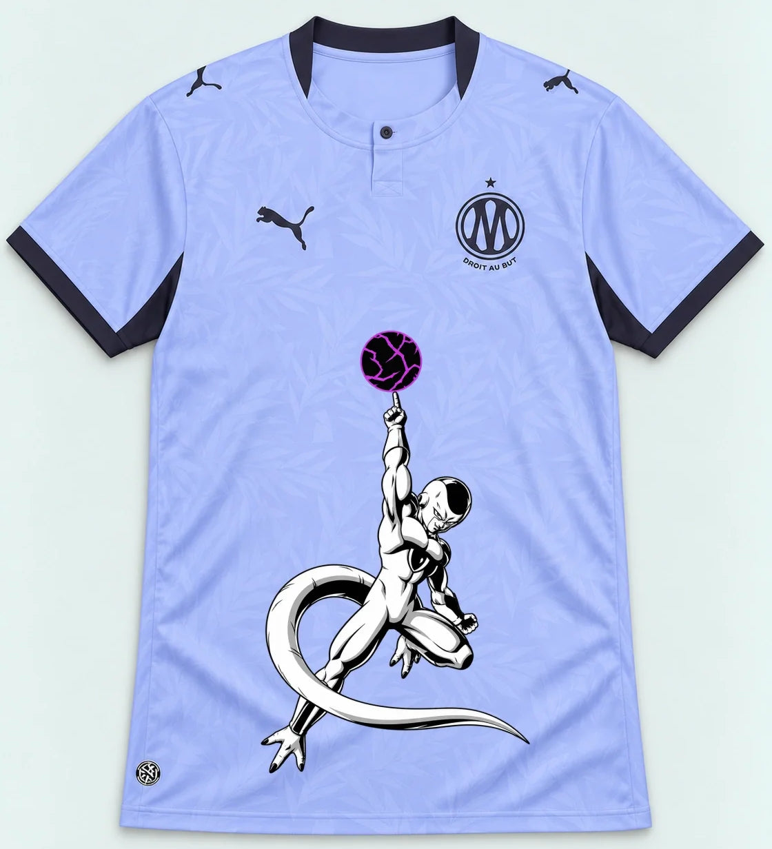 Olympique Marseille Frieza Death Ball Dragon Ball Jersey — Front