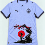 Olympique Marseille Goku Sakura Dragon Ball Jersey — Front