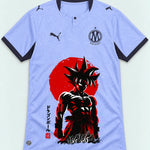 Olympique Marseille Goku Rising Sun Dragon Ball Jersey — Front
