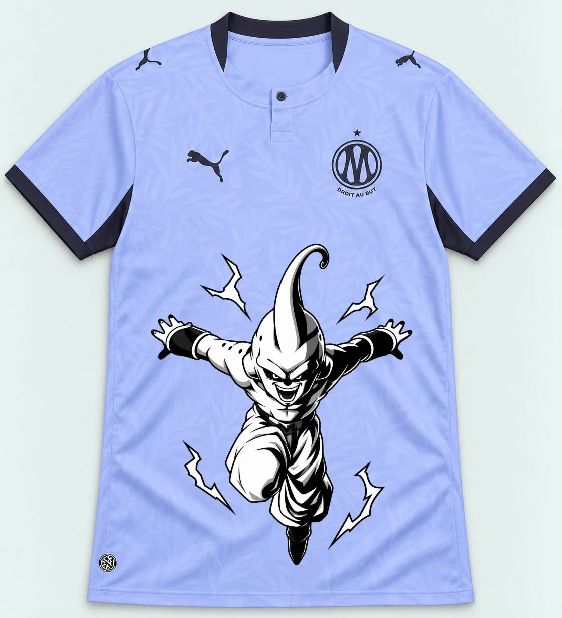 Olympique Marseille Kid Buu Dragon Ball Jersey — Front