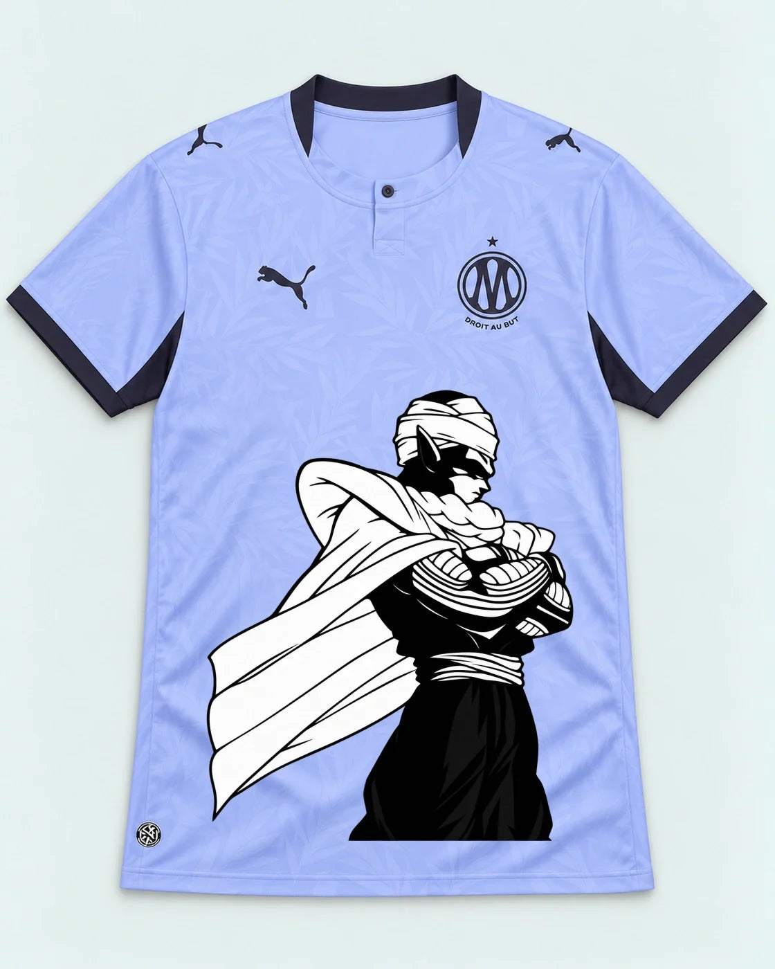 Olympique Marseille Piccolo Cloak Dragon Ball Jersey — Front