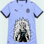 Olympique Marseille Super Saiyan Aura Dragon Ball Jersey — Front