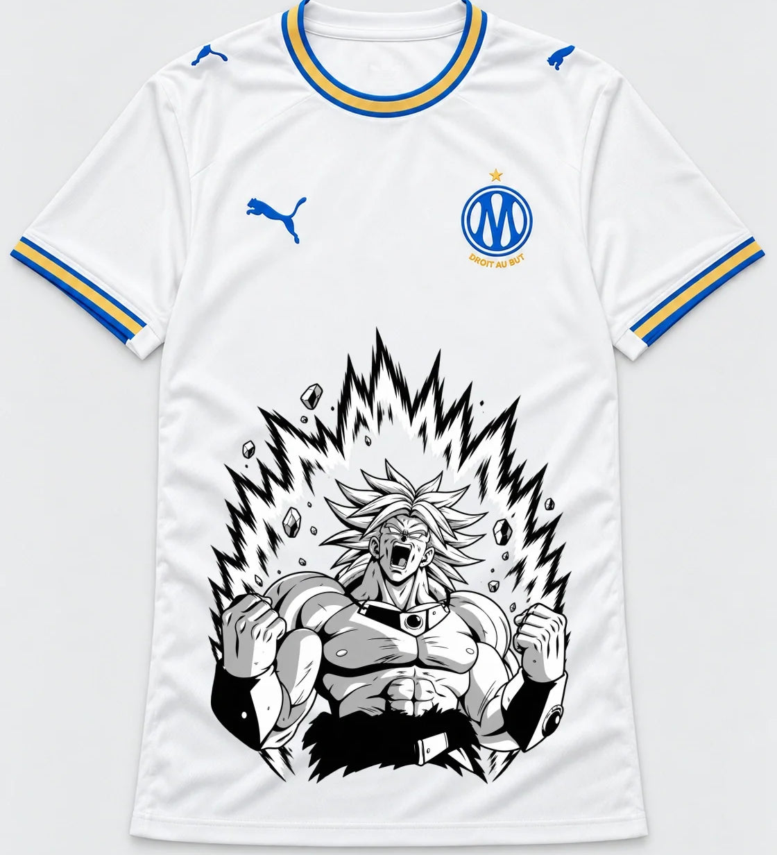 Olympique Marseille Broly Dragon Ball Jersey — Front
