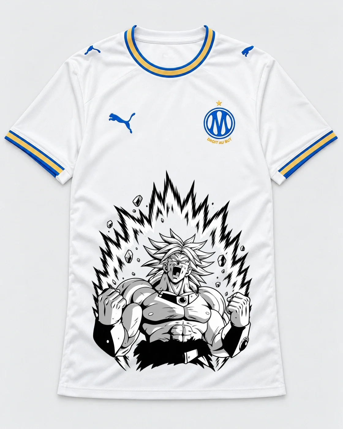 Olympique Marseille Broly Dragon Ball Jersey — Front