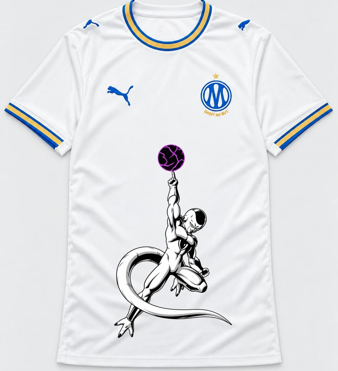 Olympique Marseille Frieza Death Ball Dragon Ball Jersey — Front