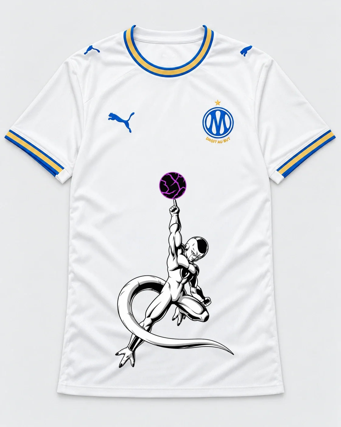 Olympique Marseille Frieza Death Ball Dragon Ball Jersey — Front