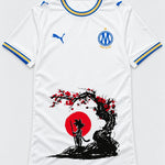 Olympique Marseille Goku Sakura Dragon Ball Jersey — Front
