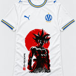 Olympique Marseille Goku Rising Sun Dragon Ball Jersey — Front