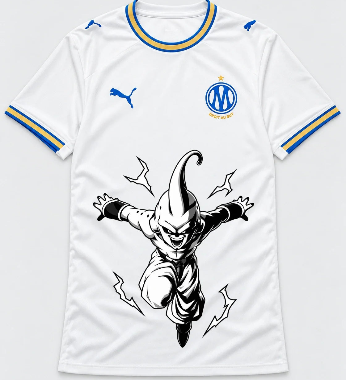 Olympique Marseille Kid Buu Dragon Ball Jersey — Front