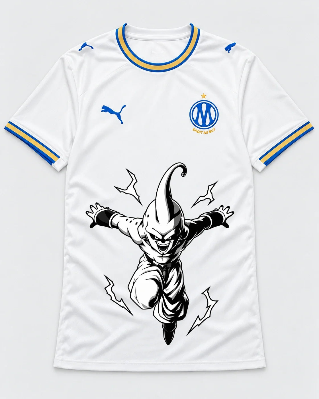 Olympique Marseille Kid Buu Dragon Ball Jersey — Front
