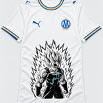 Olympique Marseille Super Saiyan Aura Dragon Ball Jersey — Front