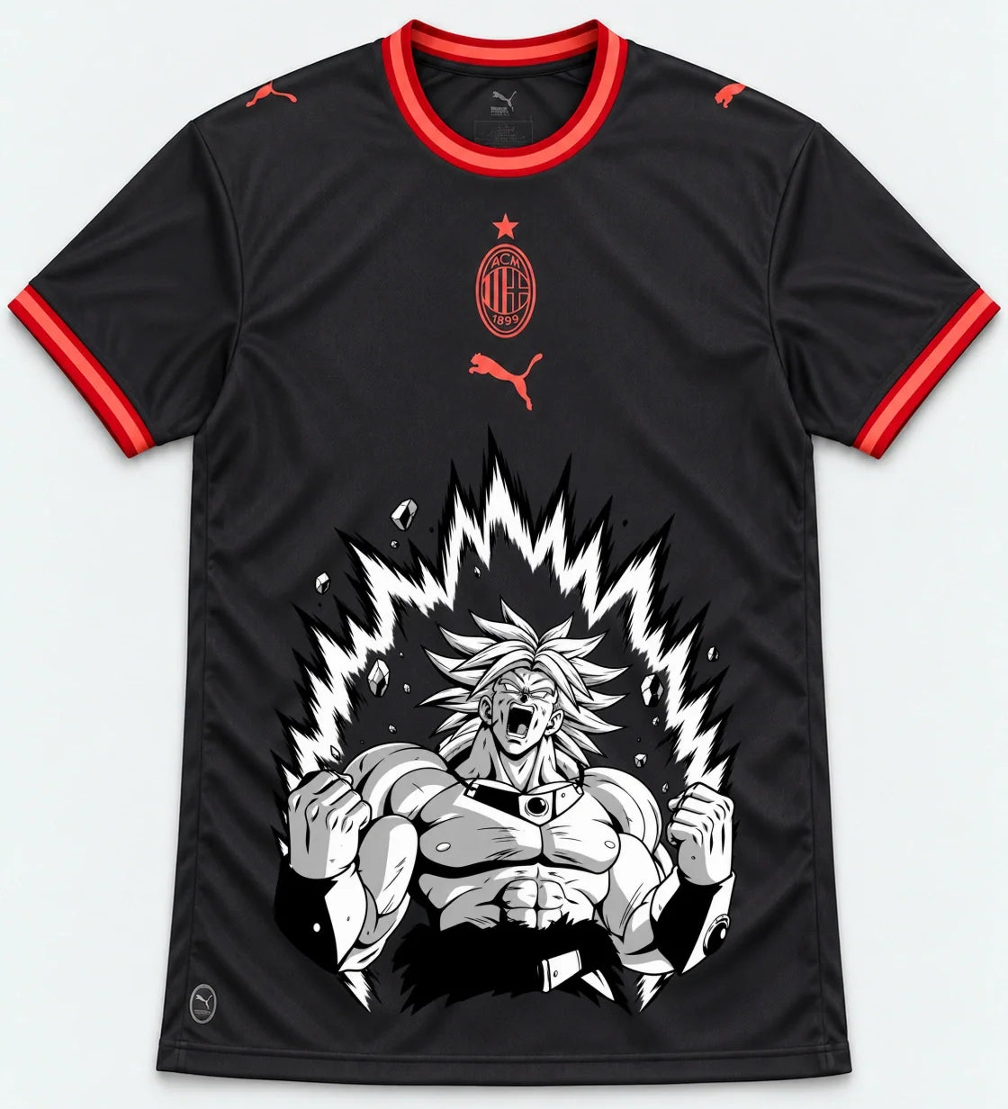 AC Milan Broly Dragon Ball Jersey — Front