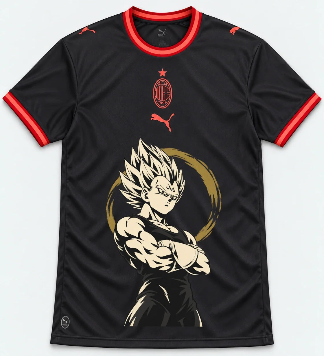 AC Milan Majin Vegeta Dragon Ball Jersey — Front