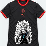 AC Milan Super Saiyan Aura Dragon Ball Jersey — Front