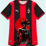 AC Milan Goku Rising Sun Dragon Ball Jersey — Front