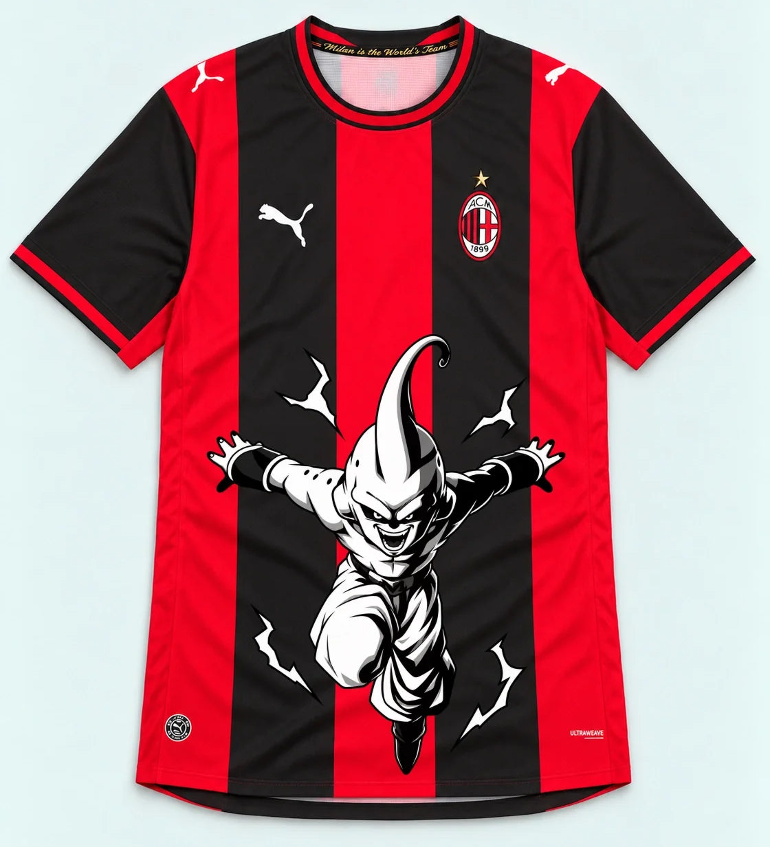 AC Milan Kid Buu Dragon Ball Jersey — Front