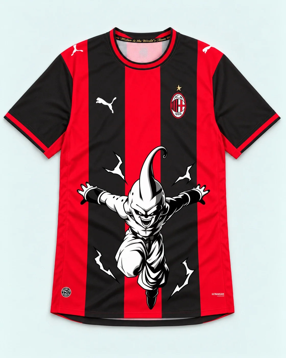AC Milan Kid Buu Dragon Ball Jersey — Front