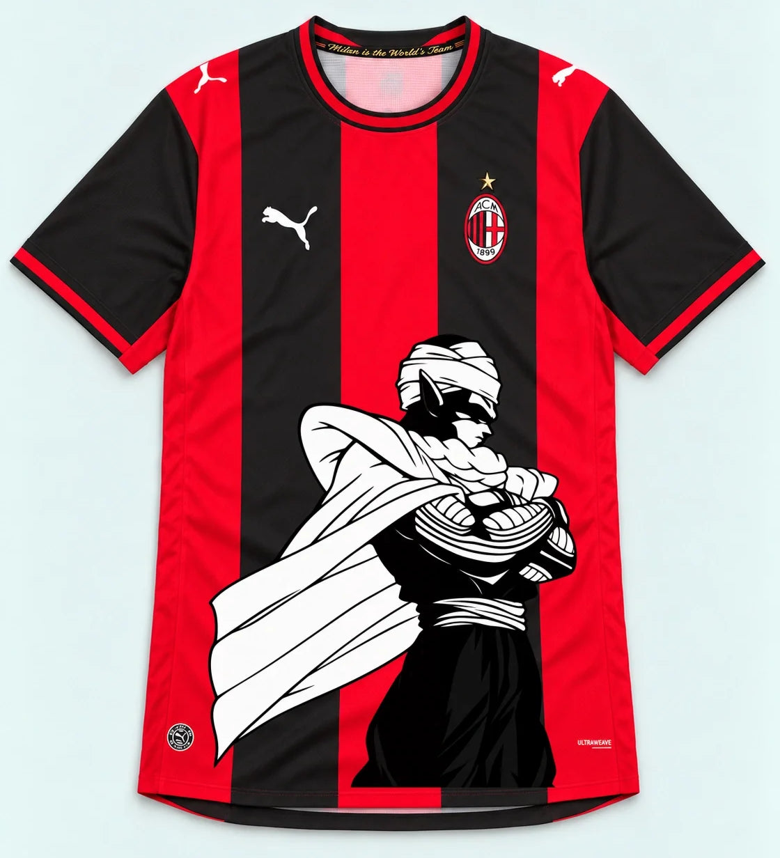 AC Milan Piccolo Cloak Dragon Ball Jersey — Front