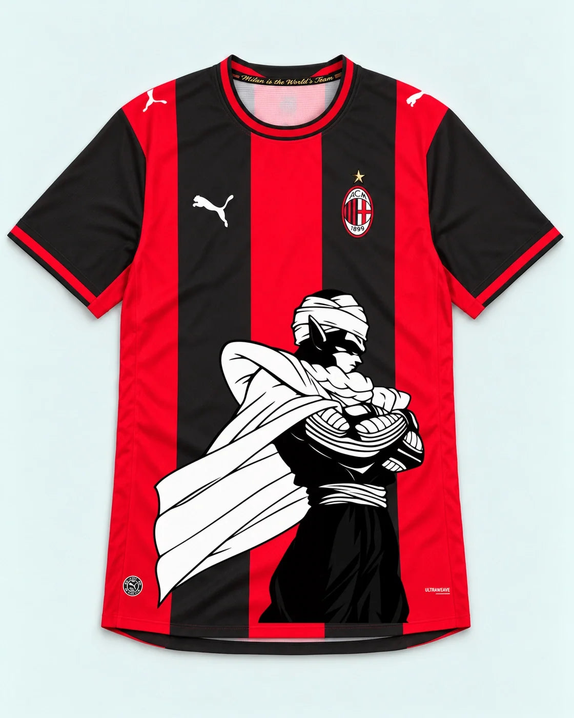 AC Milan Piccolo Cloak Dragon Ball Jersey — Front