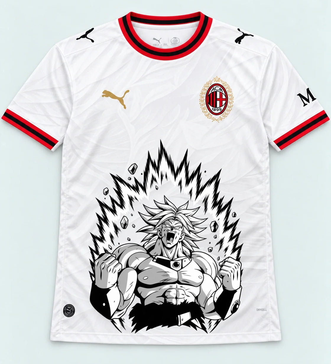 AC Milan Broly Dragon Ball Jersey — Front