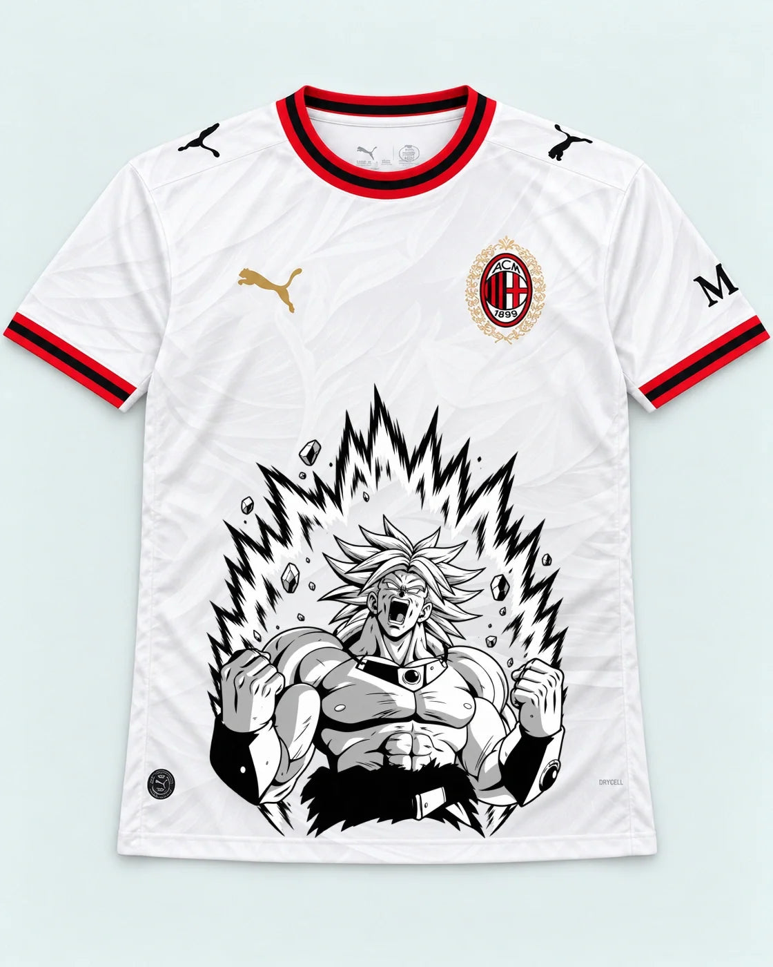 AC Milan Broly Dragon Ball Jersey — Front
