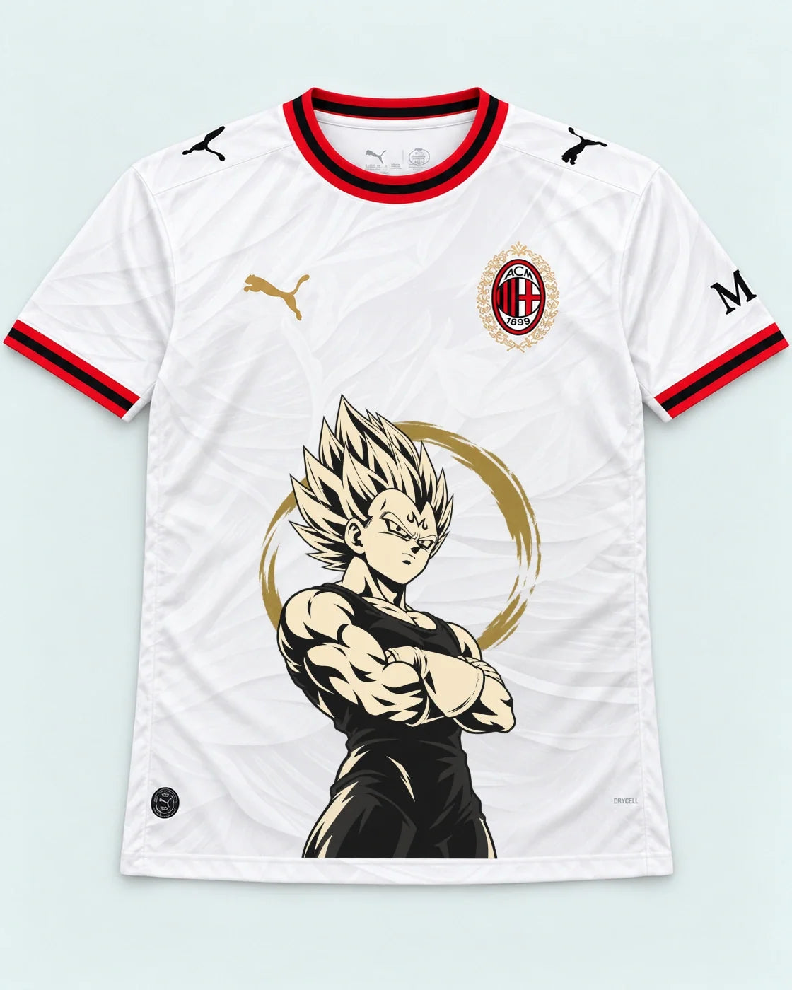 AC Milan Majin Vegeta Dragon Ball Jersey — Front