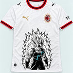 AC Milan Super Saiyan Aura Dragon Ball Jersey — Front