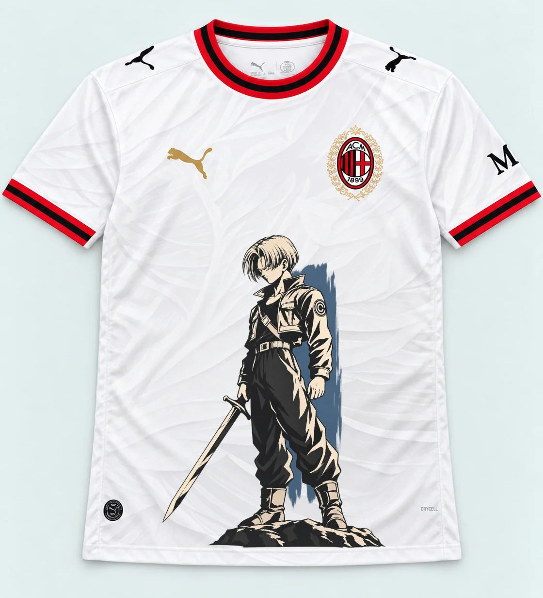 AC Milan Trunks Sword Dragon Ball Jersey — Front
