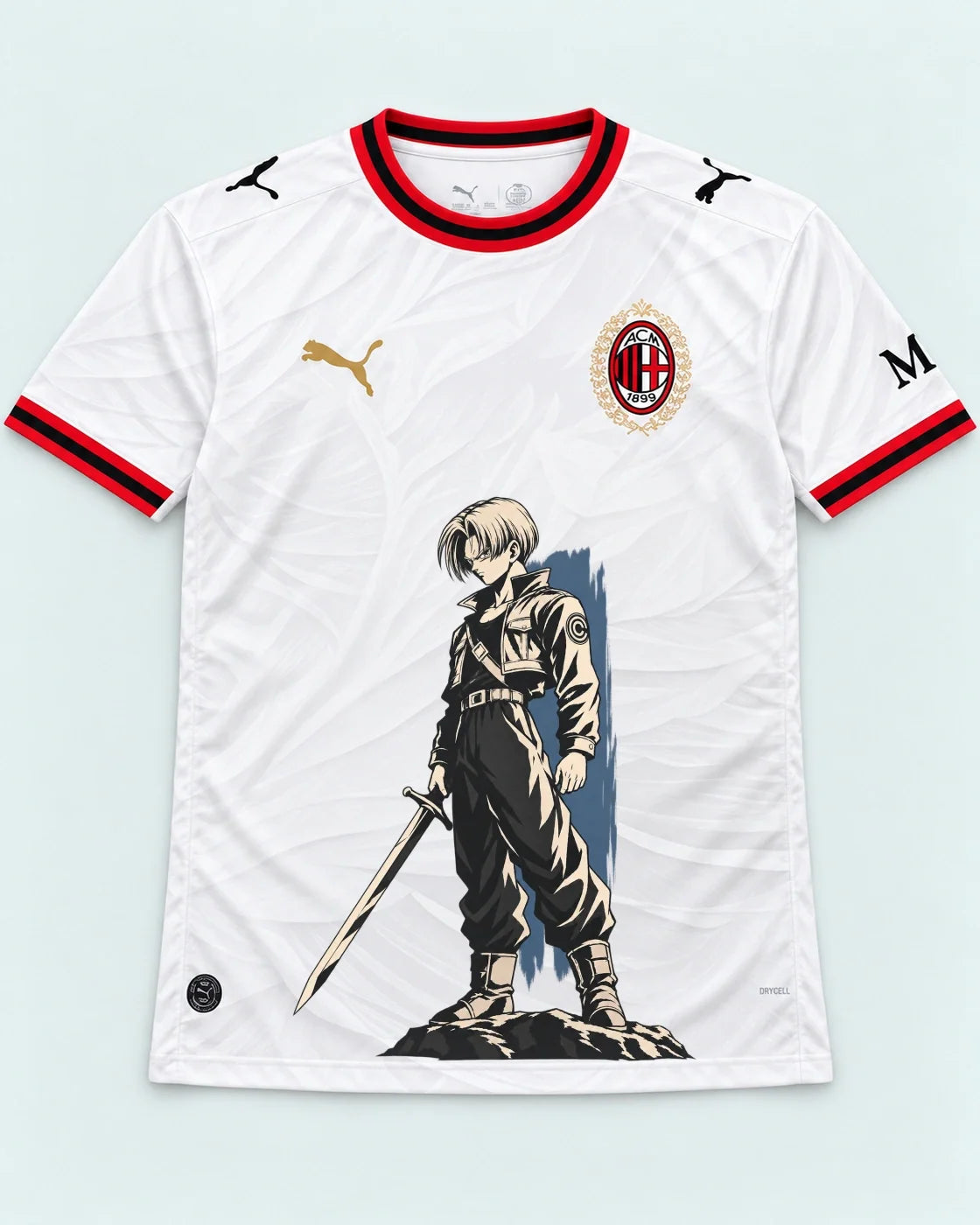 AC Milan Trunks Sword Dragon Ball Jersey — Front