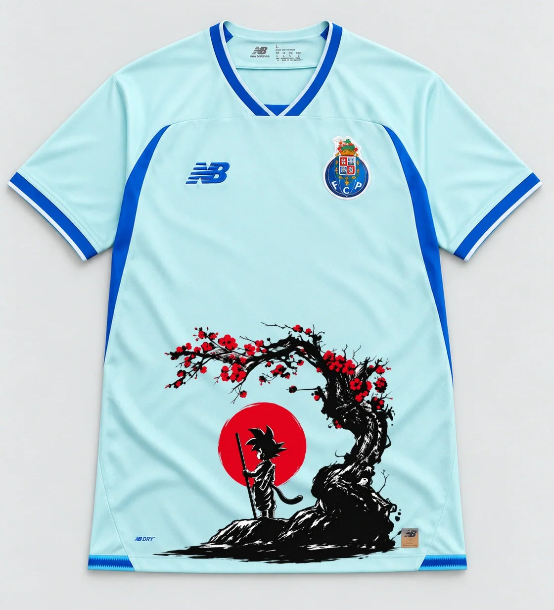 Porto Goku Sakura Dragon Ball Jersey — Front
