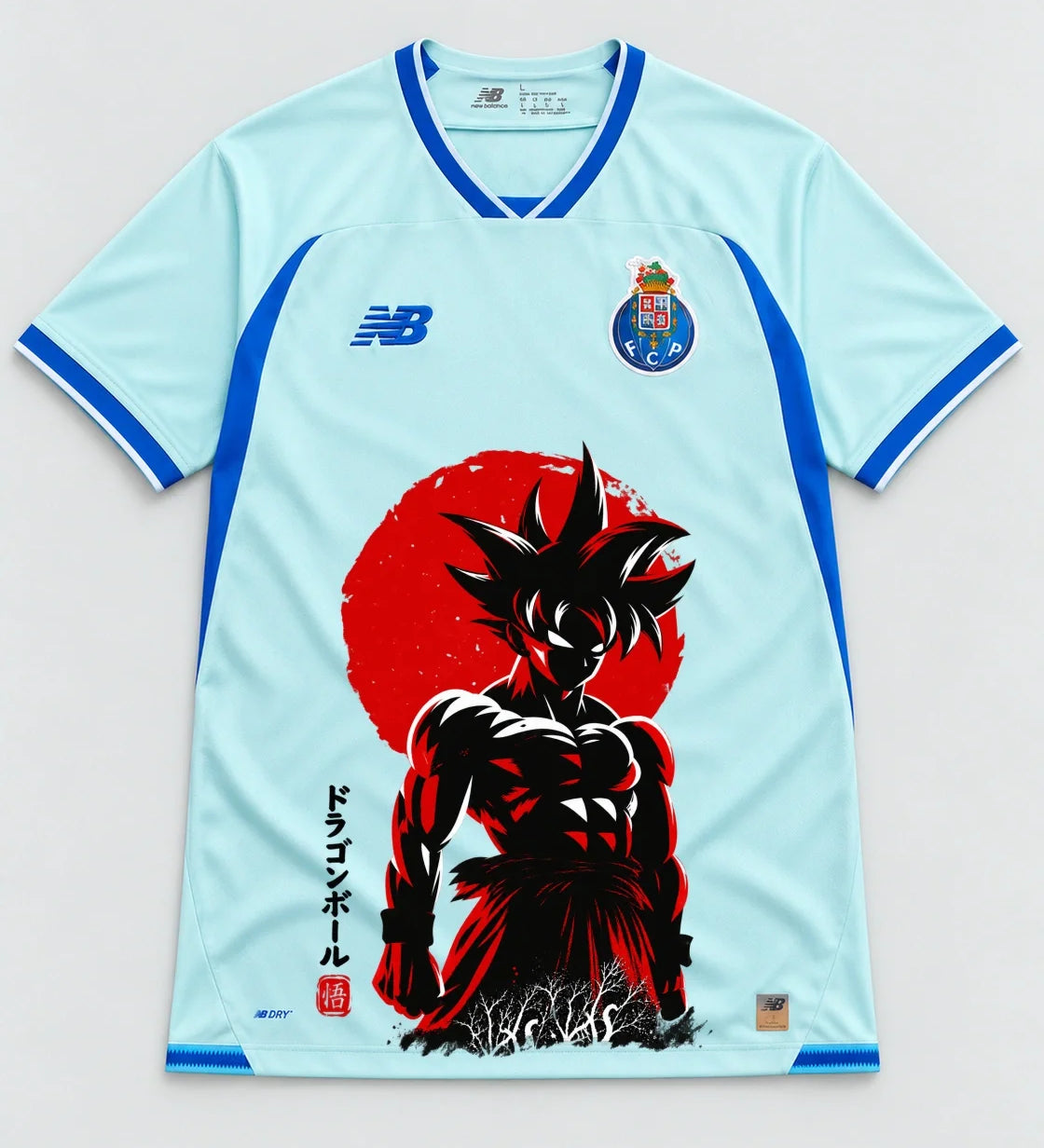 Porto Goku Rising Sun Dragon Ball Jersey — Front