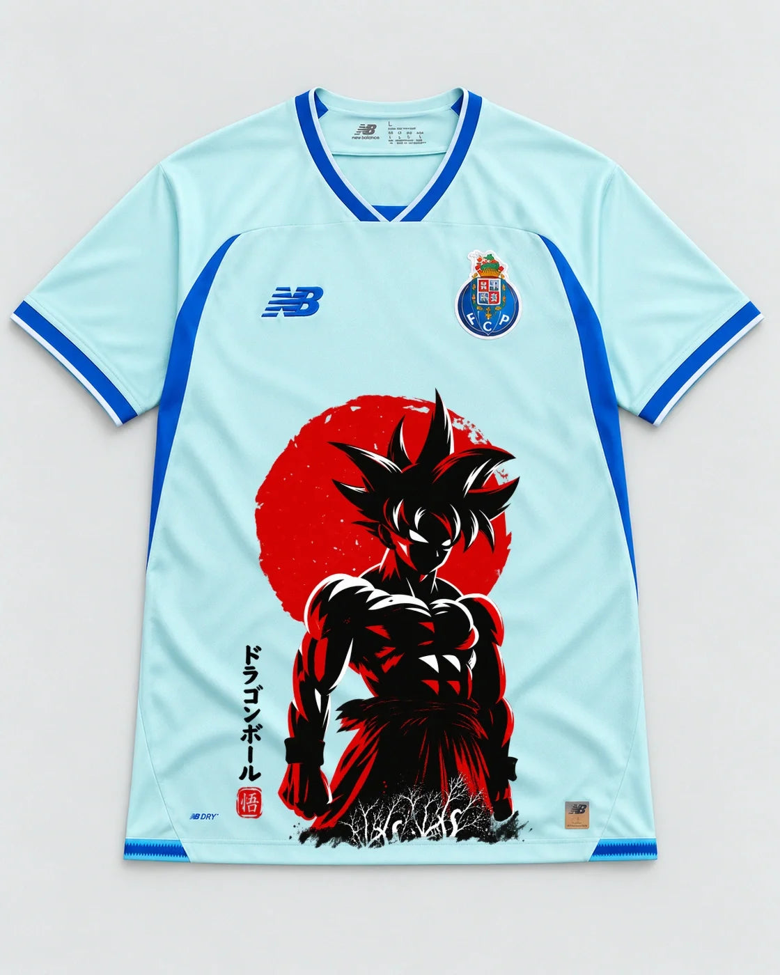 Porto Goku Rising Sun Dragon Ball Jersey — Front
